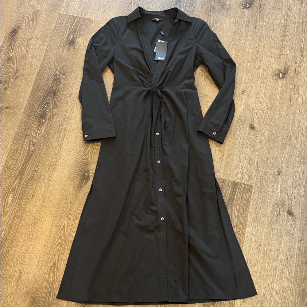 Elegant Black Long Sleeve Dress